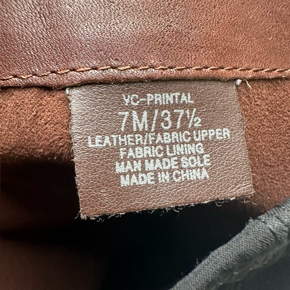 Vince Camuto Leather/Fabric Upper Dark Brown  Boots in Size 7M - Picture 10 of 16